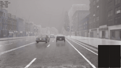 Our model on HazardAtSideLane scenario