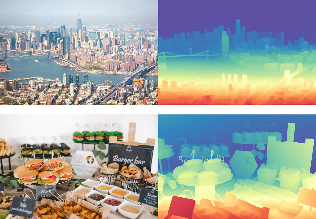 Relative depth estimation from monocular images